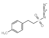 4-甲基苯乙烷磺酰叠氮 结构式
