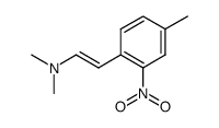 Ethenamine, N,N-dimethyl-2-(4-methyl-2-nitrophenyl)-, (E)- (9CI) 结构式