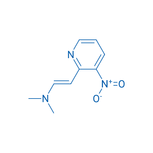 Ethenamine, N,N-dimethyl-2-(3-nitro-2-pyridinyl)- 结构式