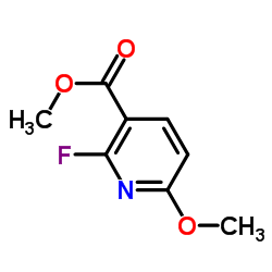 2-氟-6-甲氧基烟酸甲酯 结构式