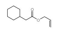 环己基乙酸烯丙酯 结构式