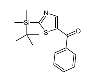 Methanone, [2-[(1,1-dimethylethyl)dimethylsilyl]-5-thiazolyl]phenyl- 结构式