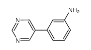 3-(嘧啶-5-基)苯胺 结构式