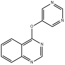 Quinazoline, 4-(5-pyrimidinyloxy)- 结构式