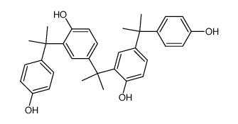 Phenol, 2-[1-[4-hydroxy-3-[1-(4-hydroxyphenyl)-1-methylethyl]phenyl]-1-methylethyl]-4-[1-(4-hydroxyphenyl)-1-methylethyl]- 结构式