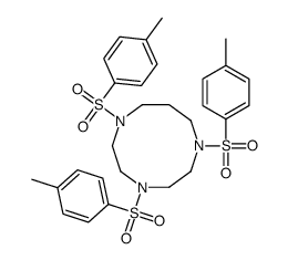 1,4,7-tris-(4-methylphenyl)sulfonyl-1,4,7-triazecane 结构式