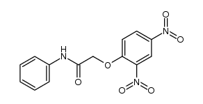 2-(2,4-二硝基苯氧基)-N-苯基乙酰胺 结构式