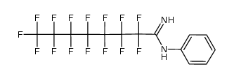 2,2,3,3,4,4,5,5,6,6,7,7,8,8,8-十五氟-N-苯基辛脒 结构式