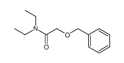 N,N-二乙基-2-(苄氧基)乙酰胺 结构式