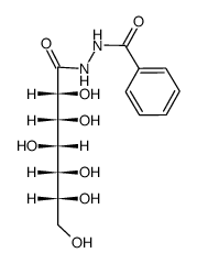 D-glycero-D-gulo-Heptonic acid, 2-benzoylhydrazide (9CI) 结构式