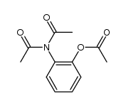 2-(Diacetylamino)phenyl acetate 结构式