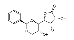 D-glycero-D-gulo-Heptonic acid, 5,7-O-(phenylmethylene)-, γ-lactone, (R)- (9CI) 结构式