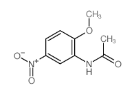 N-(2-甲氧基-5-硝基苯基)乙酰胺 结构式