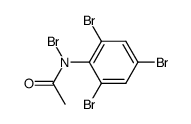 N-溴-N-(2,4,6-三溴苯基)乙酰胺 结构式