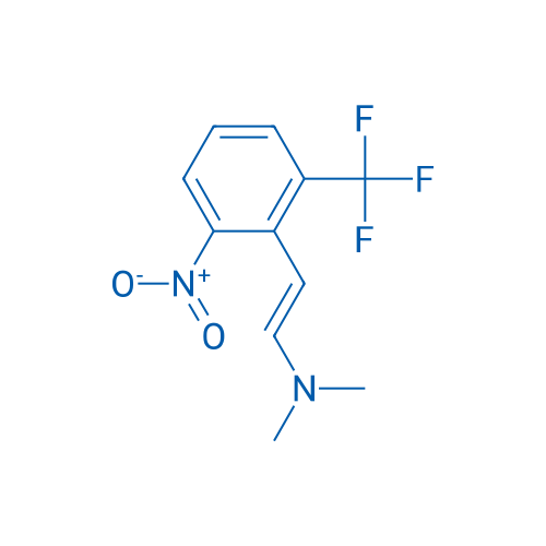 EthenaMine, N,N-diMethyl-2-[2-nitro-6-(trifluoroMethyl)phenyl]-, (1E)- 结构式