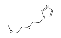 1-[2-(2-Methoxyethoxy)ethyl]-1H-imidazole 结构式