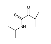 Butanethioamide, 3,3-dimethyl-N-(1-methylethyl)-2-oxo- 结构式