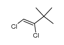 (Z)-1,2-二氯-3,3-二甲基-1-丁烯 结构式