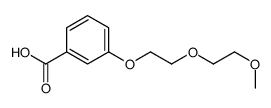3-[2-(2-甲氧基乙氧基)乙氧基]苯甲酸 结构式