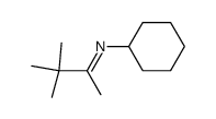 N-(1,2,2-三甲基亚丙基)环己胺 [N(E)]- 结构式