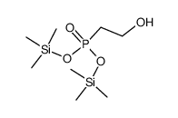 Phosphonic acid, (2-hydroxyethyl)-, bis(trimethylsilyl) ester (9CI) 结构式