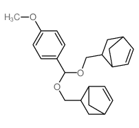 Bicyclo[2.2.1]hept-2-ene, 5,5'-[[(4-methoxyphenyl)methylene]bis(oxymethylene)]bis- 结构式