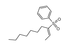 Benzene, [(1-ethylideneoctyl)sulfonyl]-, (E)- (9CI) 结构式