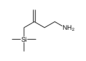 3-三甲基硅烷甲基-3-丁烯-1-胺 结构式