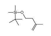 叔丁基二甲基(3-甲基-3-丁烯氧基)硅烷 结构式