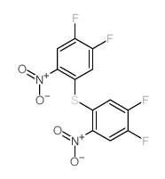 Benzene,1,1'-thiobis[4,5-difluoro-2-nitro- (9CI) 结构式