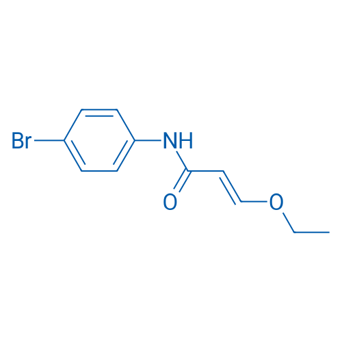(2E)-N-(4-溴苯基)-3-乙氧基-2-丙烯酰胺 结构式