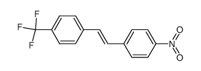 1-[(1E)-2-(4-硝基苯基)乙烯基]-4-(三氟甲基)苯 结构式