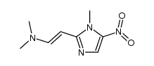 (E)-N,N-二甲基-2-(1-甲基-5-硝基-1H-咪唑-2-基)乙烯胺 结构式