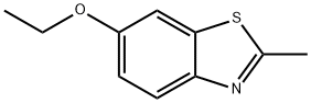 6-乙氧基-2-甲基苯并噻唑 结构式