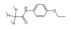非那西丁-d3 结构式