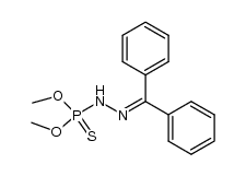 Phosphorohydrazidothioic acid, 2-diphenylmethylene-, O,O-dimethyl ester (6CI,9CI) 结构式