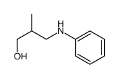 2-甲基-3-苯胺基-1-丙醇 结构式