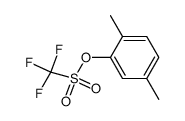 2,5-二甲基苯基三氟甲磺酸酯 结构式