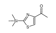 Ethanone, 1-[2-(trimethylsilyl)-4-thiazolyl]- 结构式