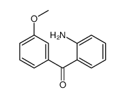 (2-氨基苯基)(3-甲氧基苯基)甲酮 结构式
