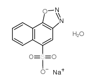 2-重氮-1-萘酚-4-磺酸钠 结构式