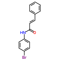 N-对溴苯基肉桂酰胺 结构式