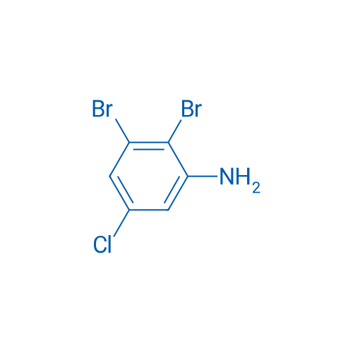 2,3-二溴-5-氯苯胺 结构式