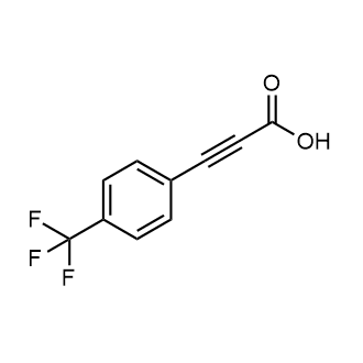 3-(4-(三氟甲基)苯基)丙炔酸 结构式