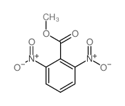 2,6-二硝基苯甲酸甲酯 结构式