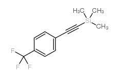 1-[(三甲基硅基)乙炔基]-4-(三氟甲基)苯 结构式