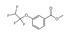 Methyl 3-(1,1,2,2-tetrafluoroethoxy)benzoate 结构式