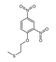 Benzene, 1-[2-(methylthio)ethoxy]-2,4-dinitro- 结构式