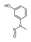 N-(3-羟基苯基)-N-甲基亚硝酰胺 结构式