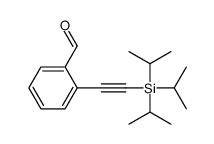 2-[2-(三异丙基硅基)乙炔基]苯甲醛 结构式